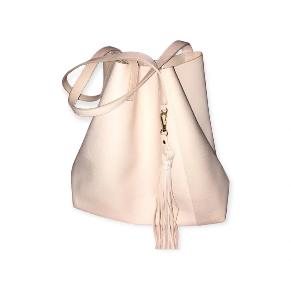 ULTA BEAUTY Pink Convertible Tote w/Tassel NWT
